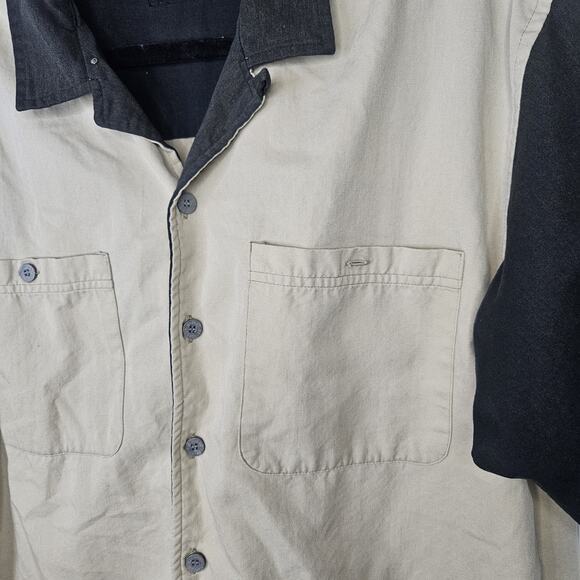 Vintage Harley Davidson Button Up Short Sleeve Shirt Mechanic Motorcycle Mens XL - Picture 4 of 9